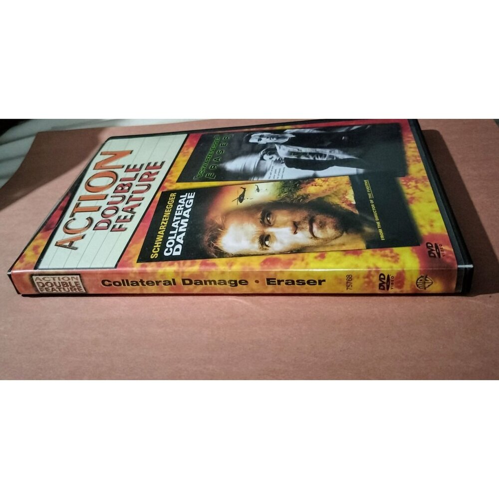 Arnold Schwarzenegger Action Movie Double Feature DVD Collateral Damage & Eraser - Picture 4 of 10